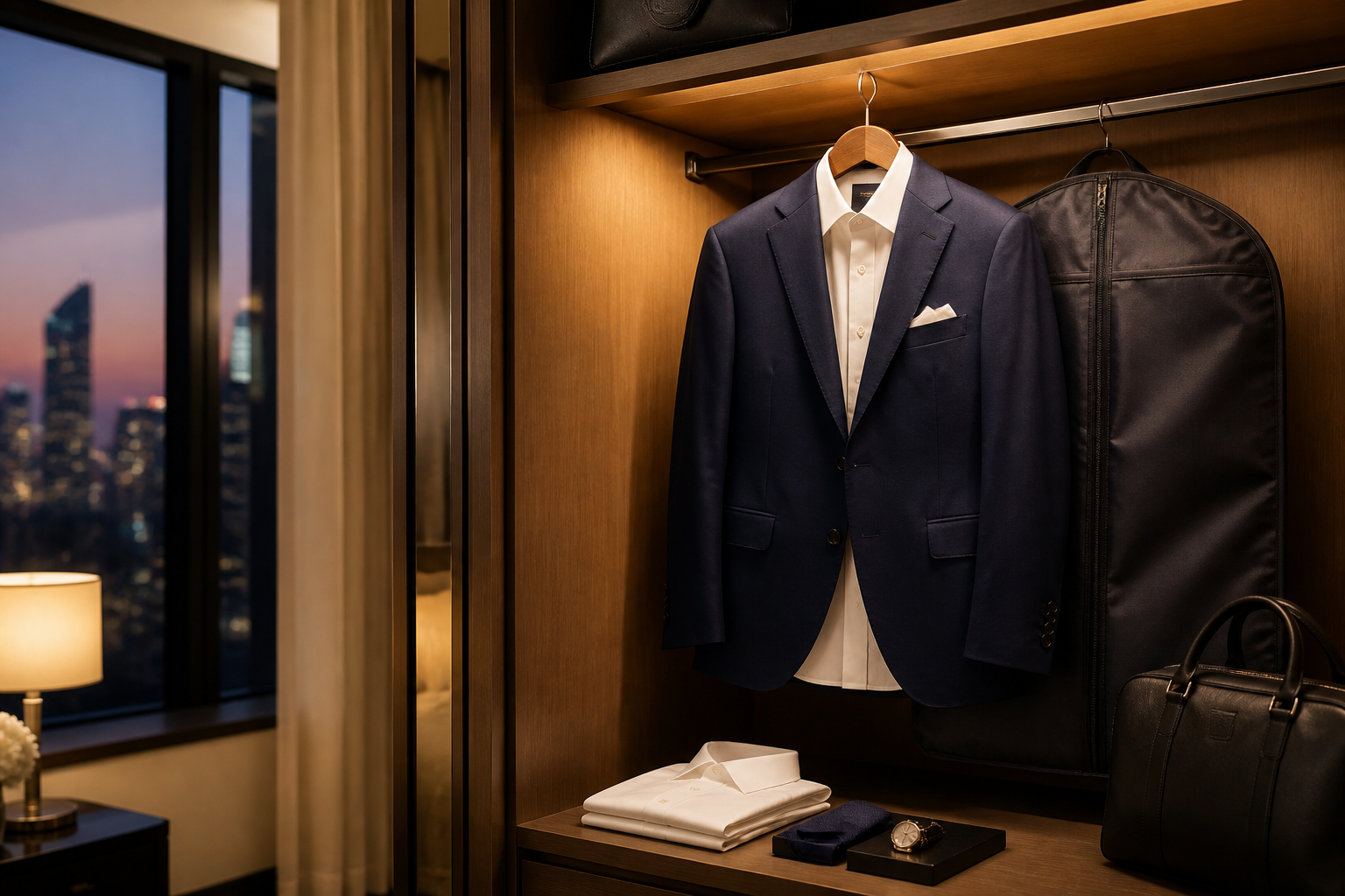 Arranging Final Delivery and Travel-Ready Suit Care