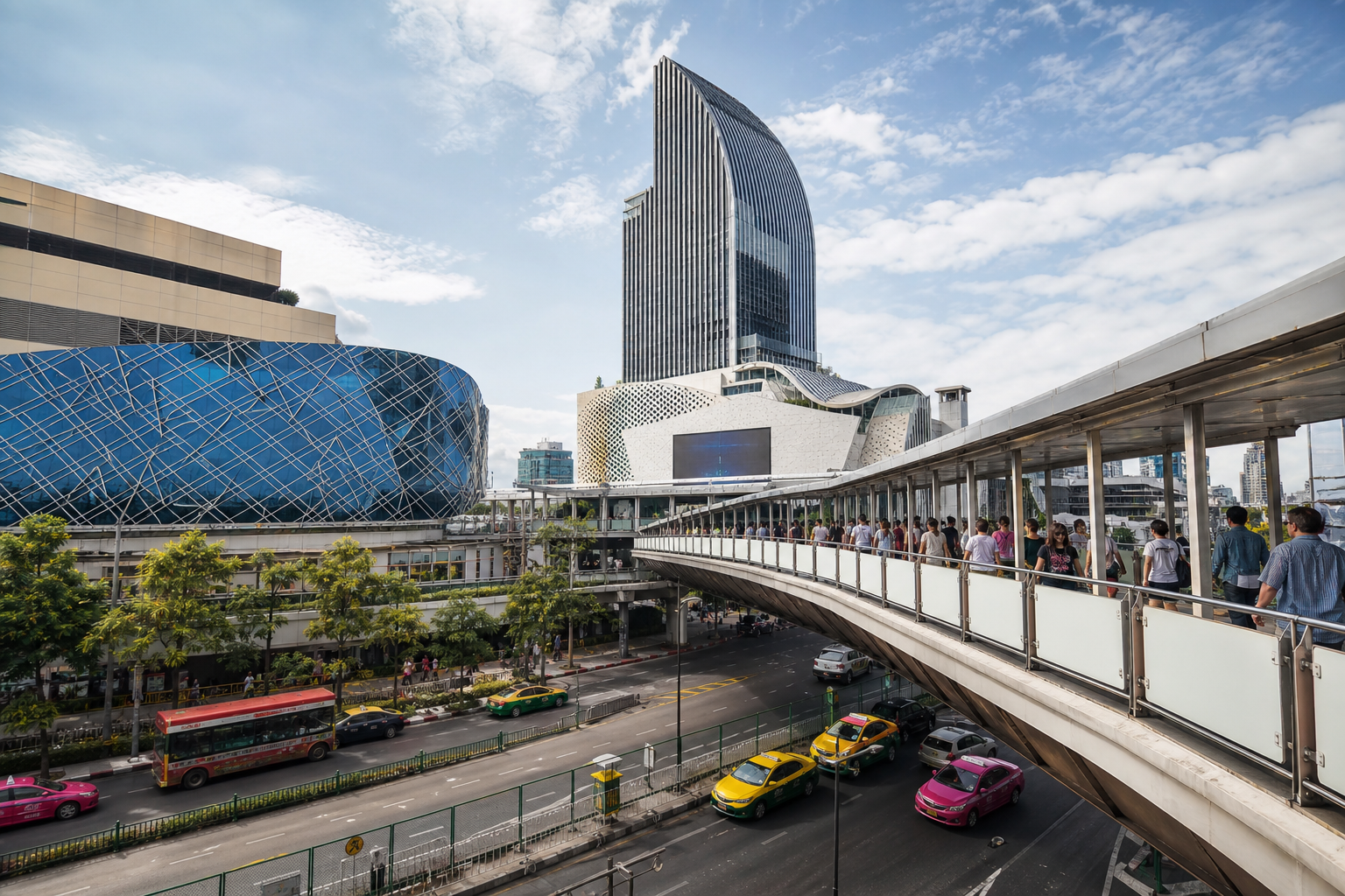BTS Chit Lom and National Stadium Shopping
