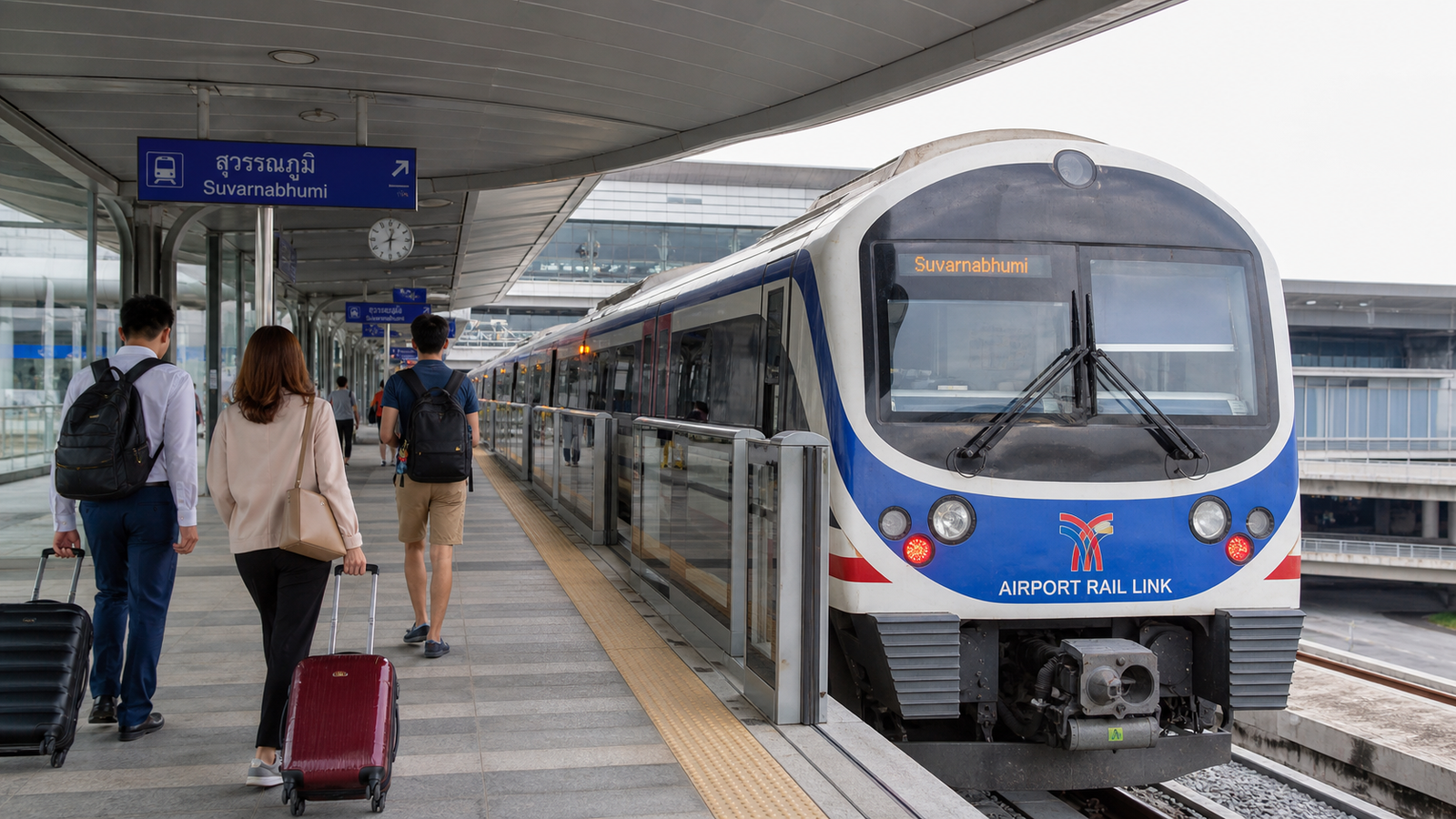 Choose Airport Rail Link, Bus, or Metered Taxi