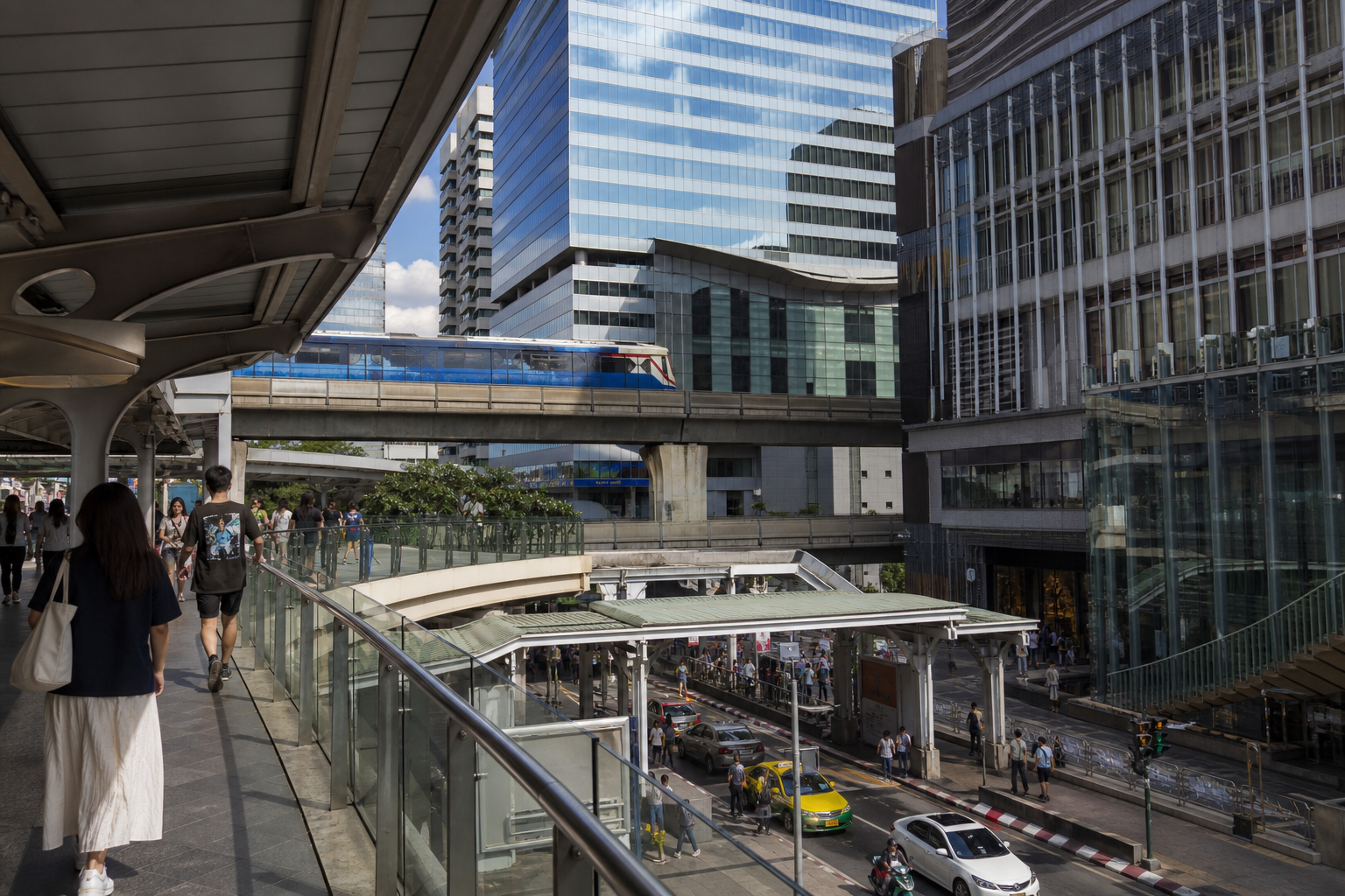 Walk or Use BTS and MRT