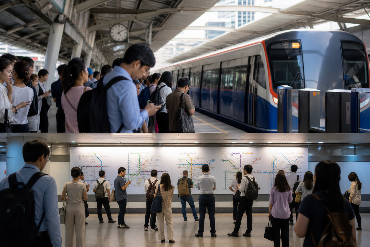 Bangkok BTS and MRT Transport Costs