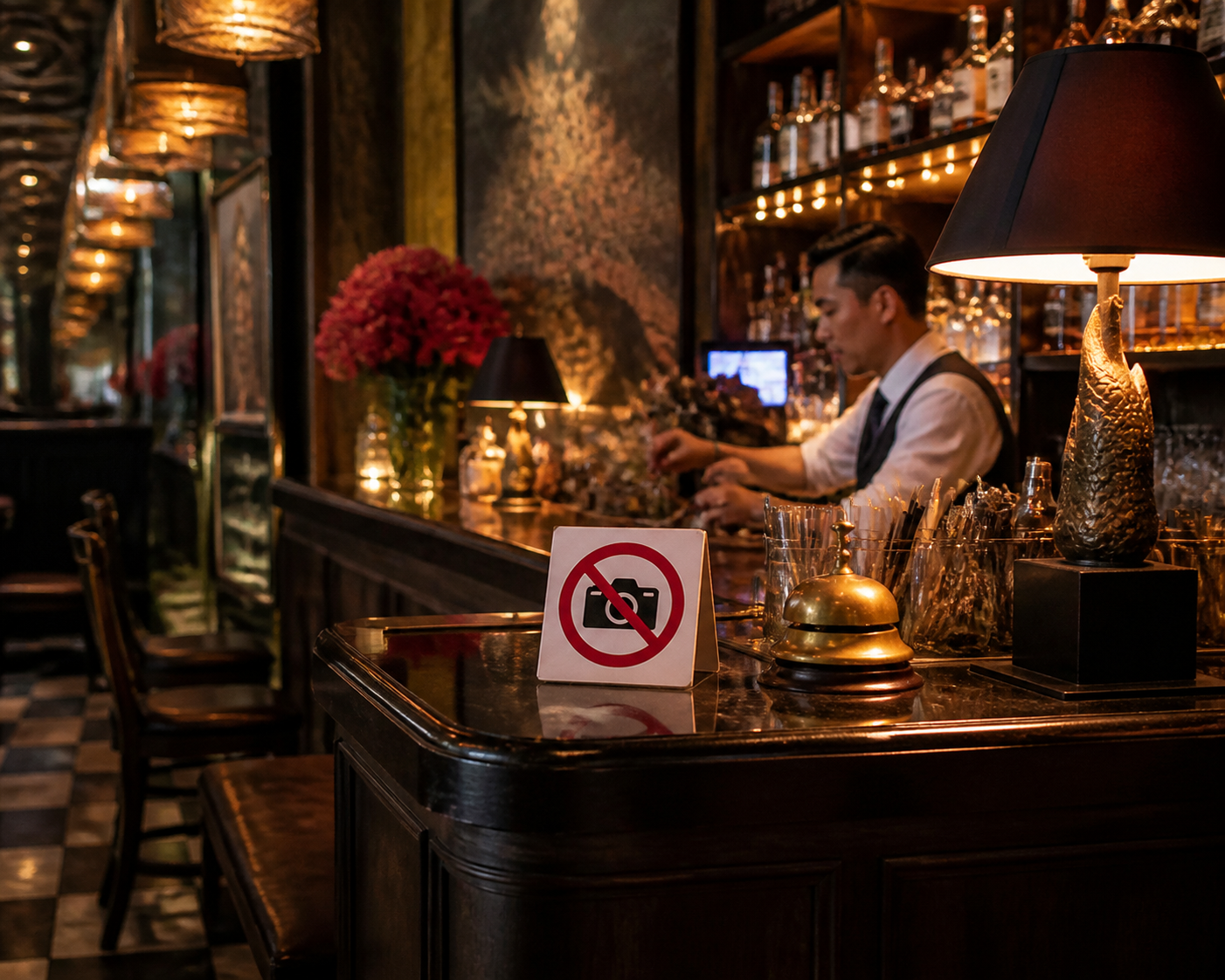 Respect Photography Rules and Bar Bells