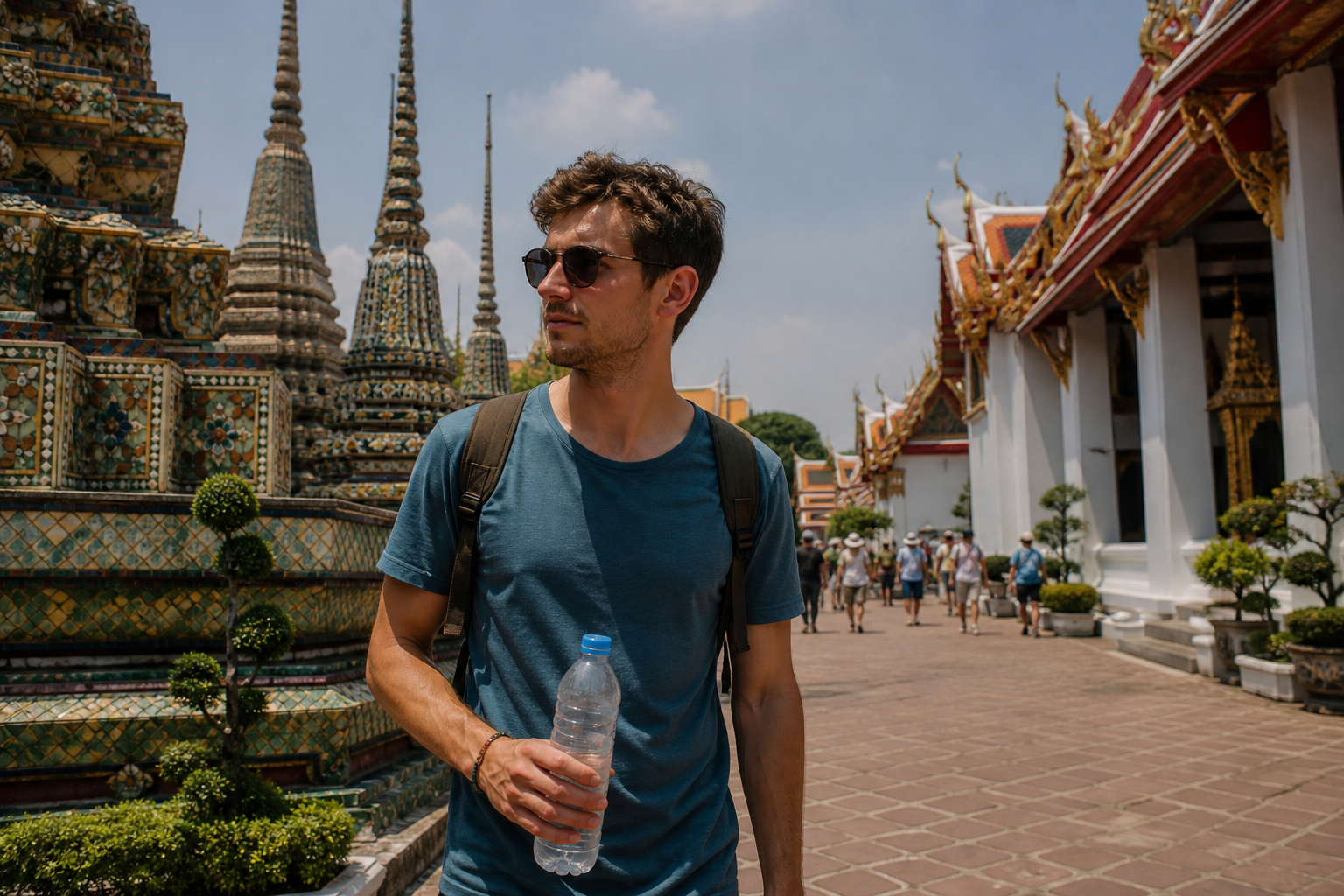 Carry Water in Bangkok Heat