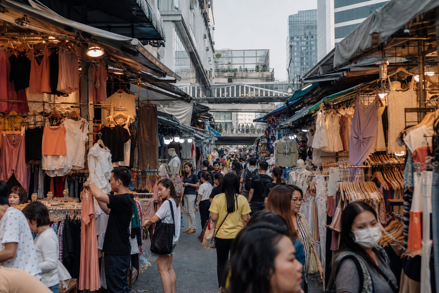 Shop Affordable Clothing at Pratunam Market