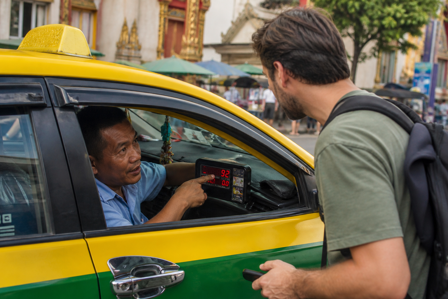 Ask Taxi Drivers to Use the Meter