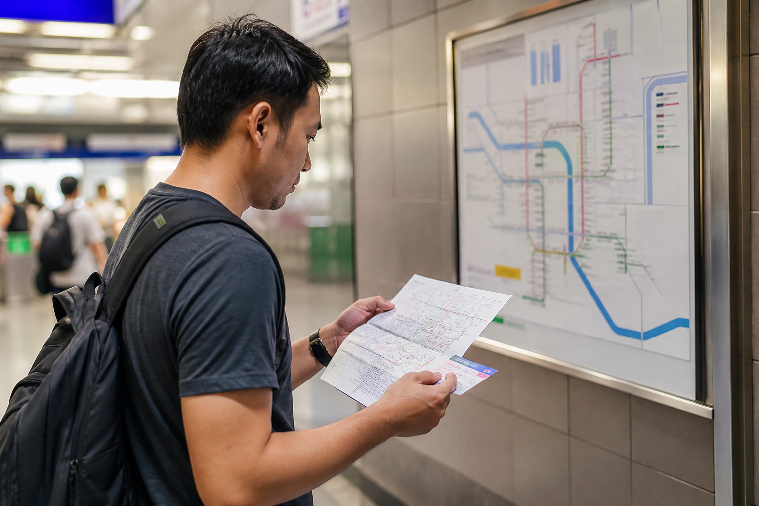 Bangkok Transport Tickets Exits and Safety