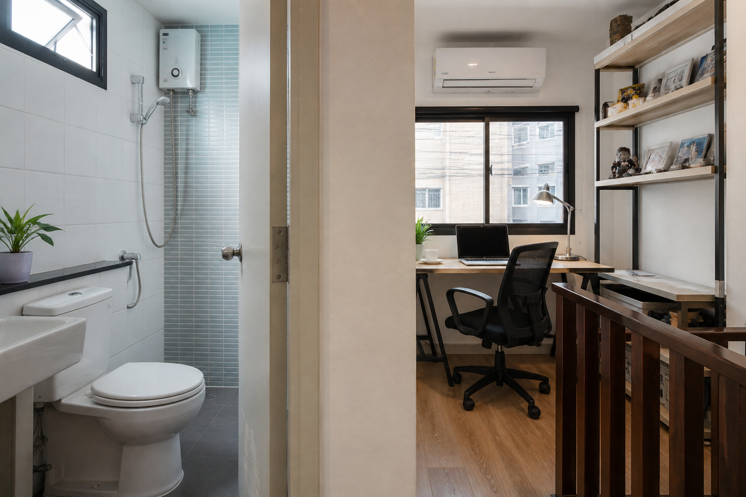 Bathrooms, Storage, and a Practical Home Office