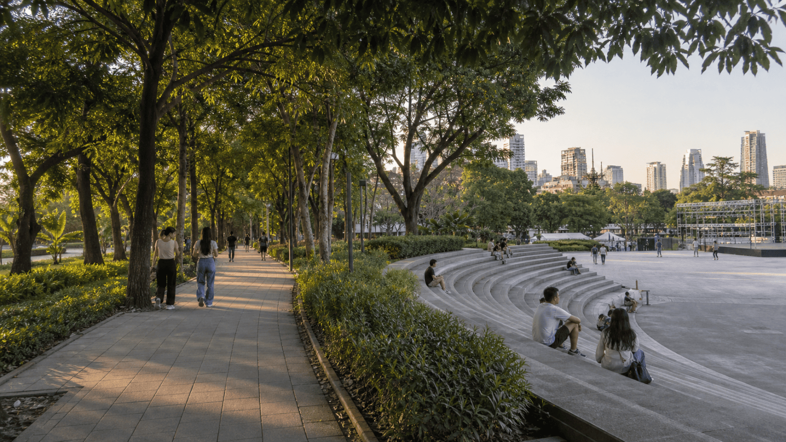 Benjakitti Park Seating and Outdoor Events