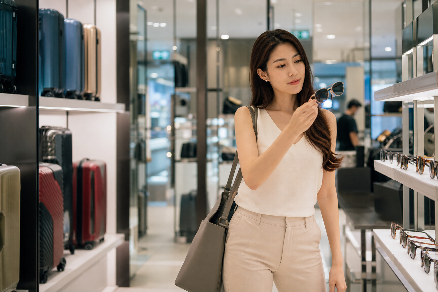 Central Bangkok for Genuine Luggage and Sunglasses