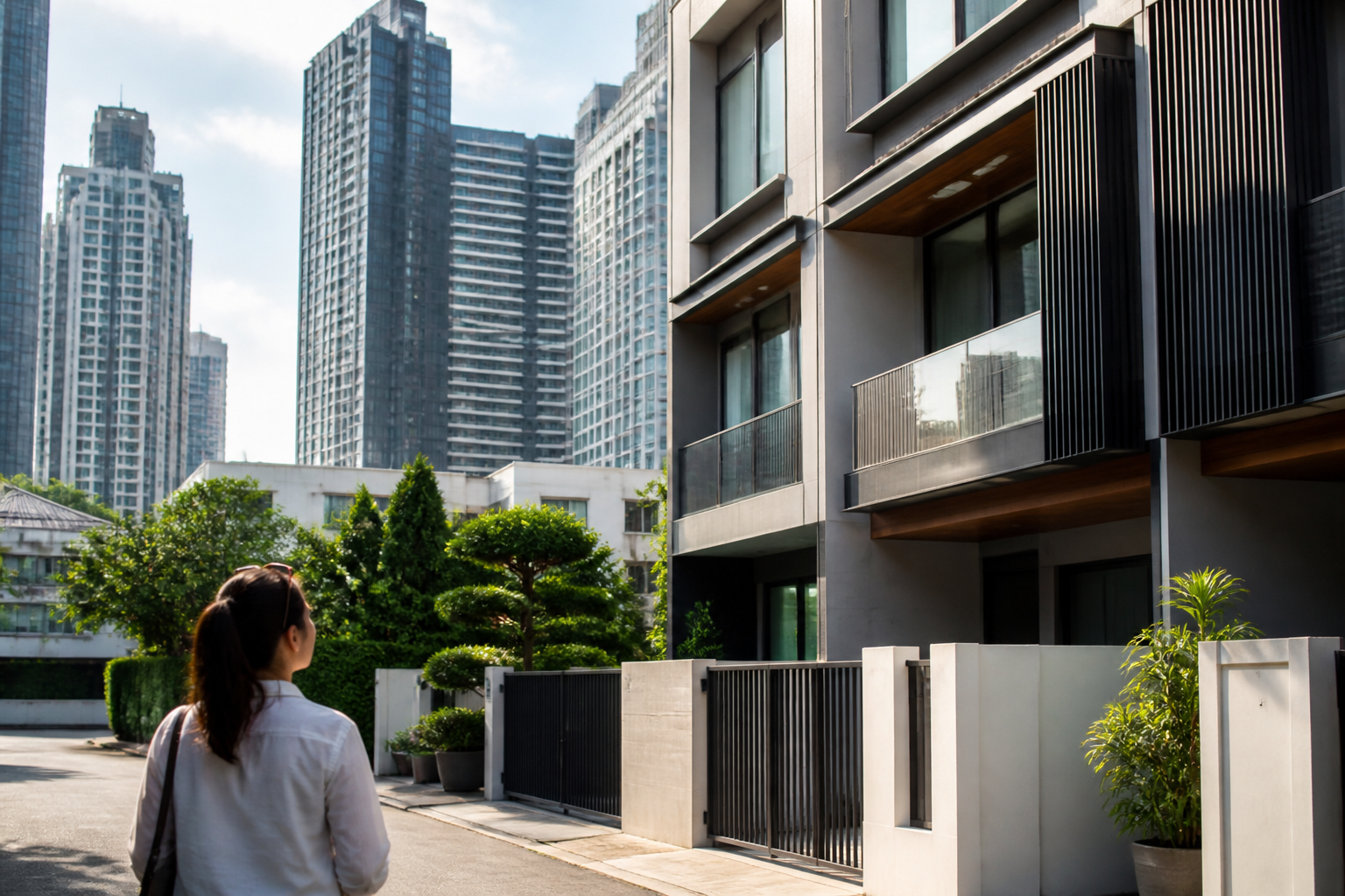 Choosing Between a Bangkok Townhouse and Condo