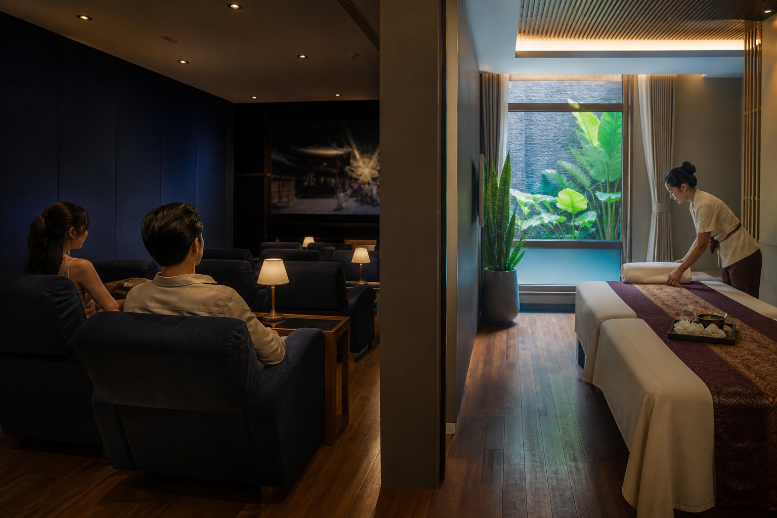 Cinema, Spa, and Lifestyle Privileges