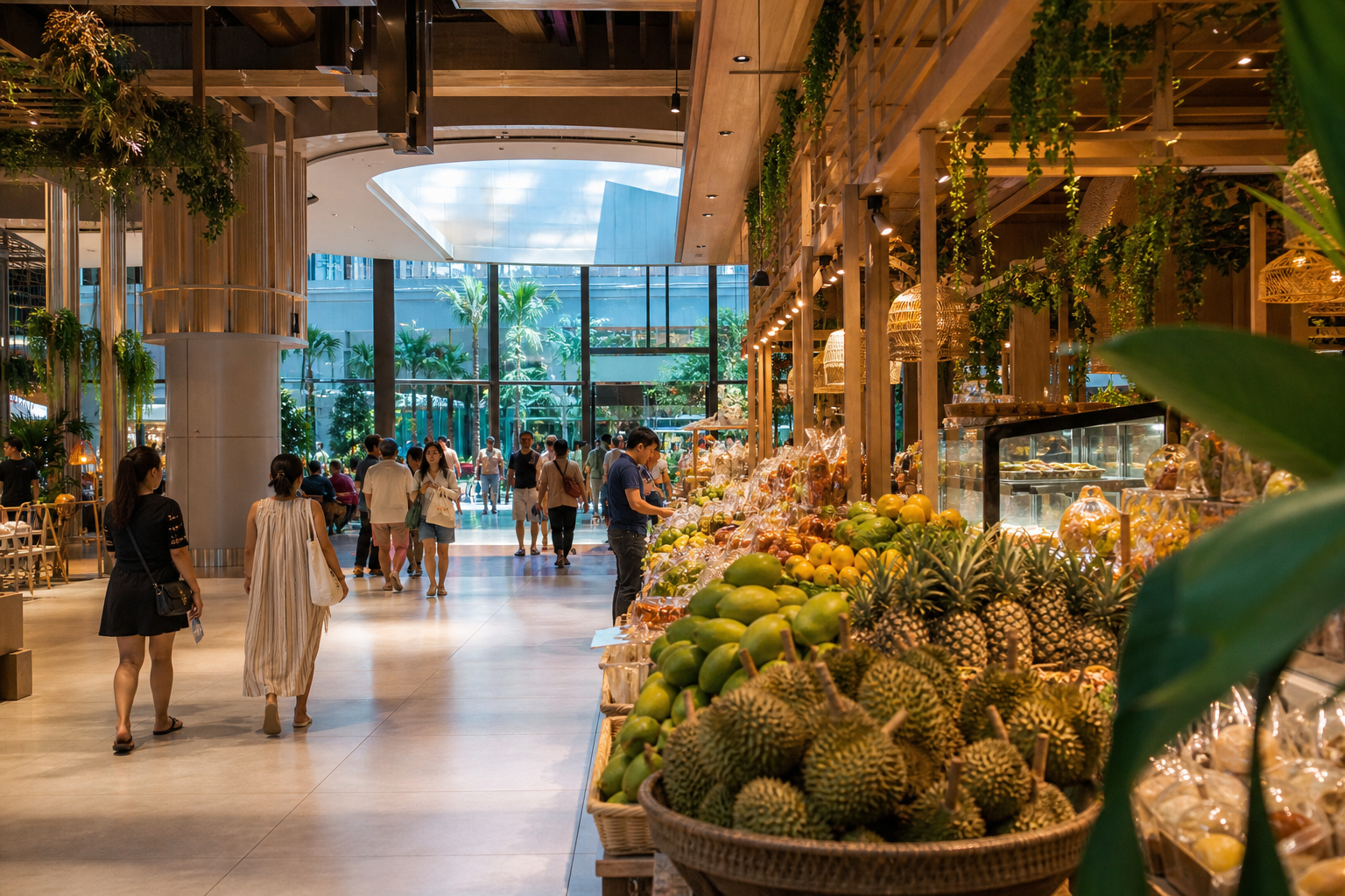 Cool down in Bangkok markets and shopping malls Cool down in Bangkok markets and shopping malls