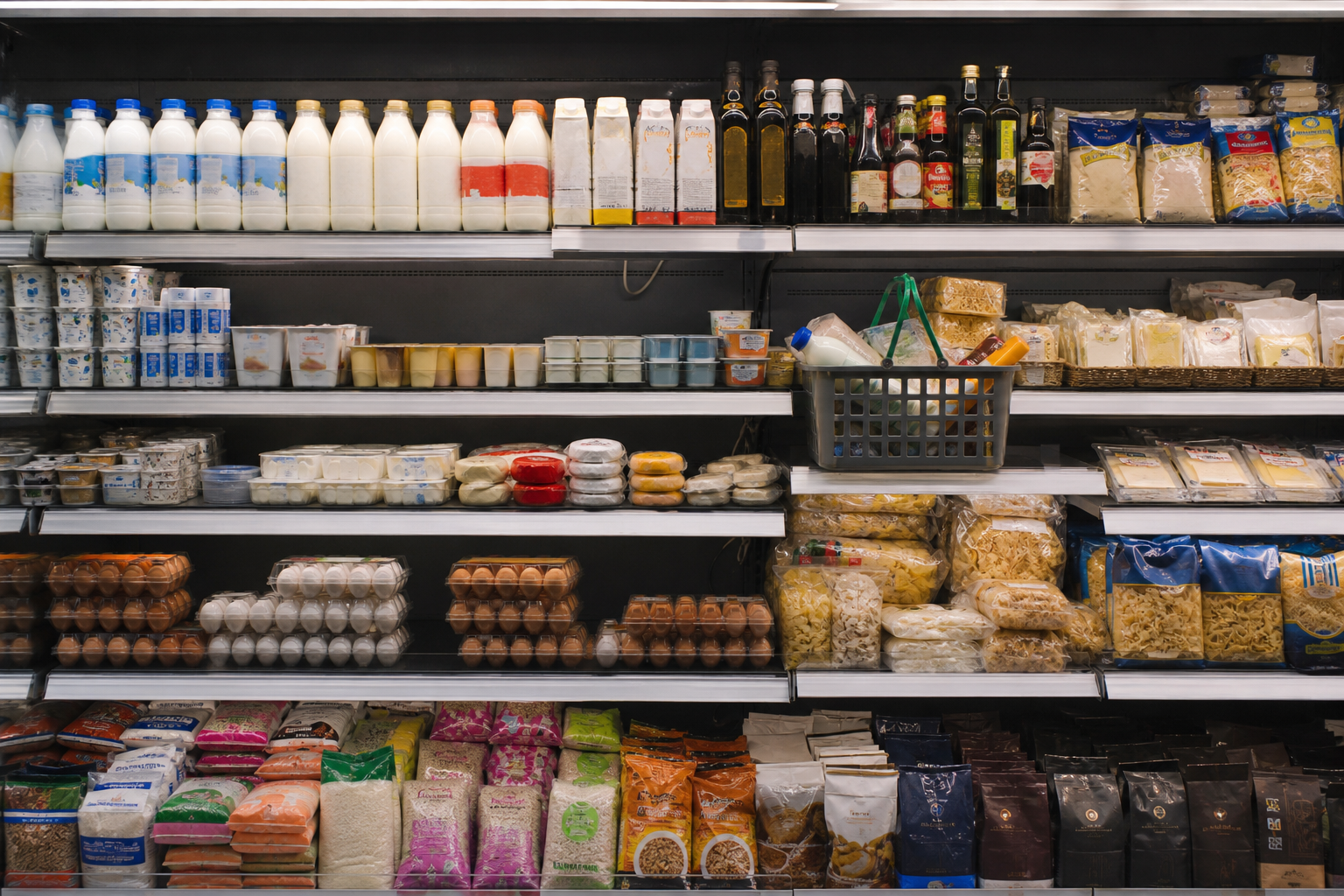 Dairy, Oils, Sauces, and Breakfast Staples