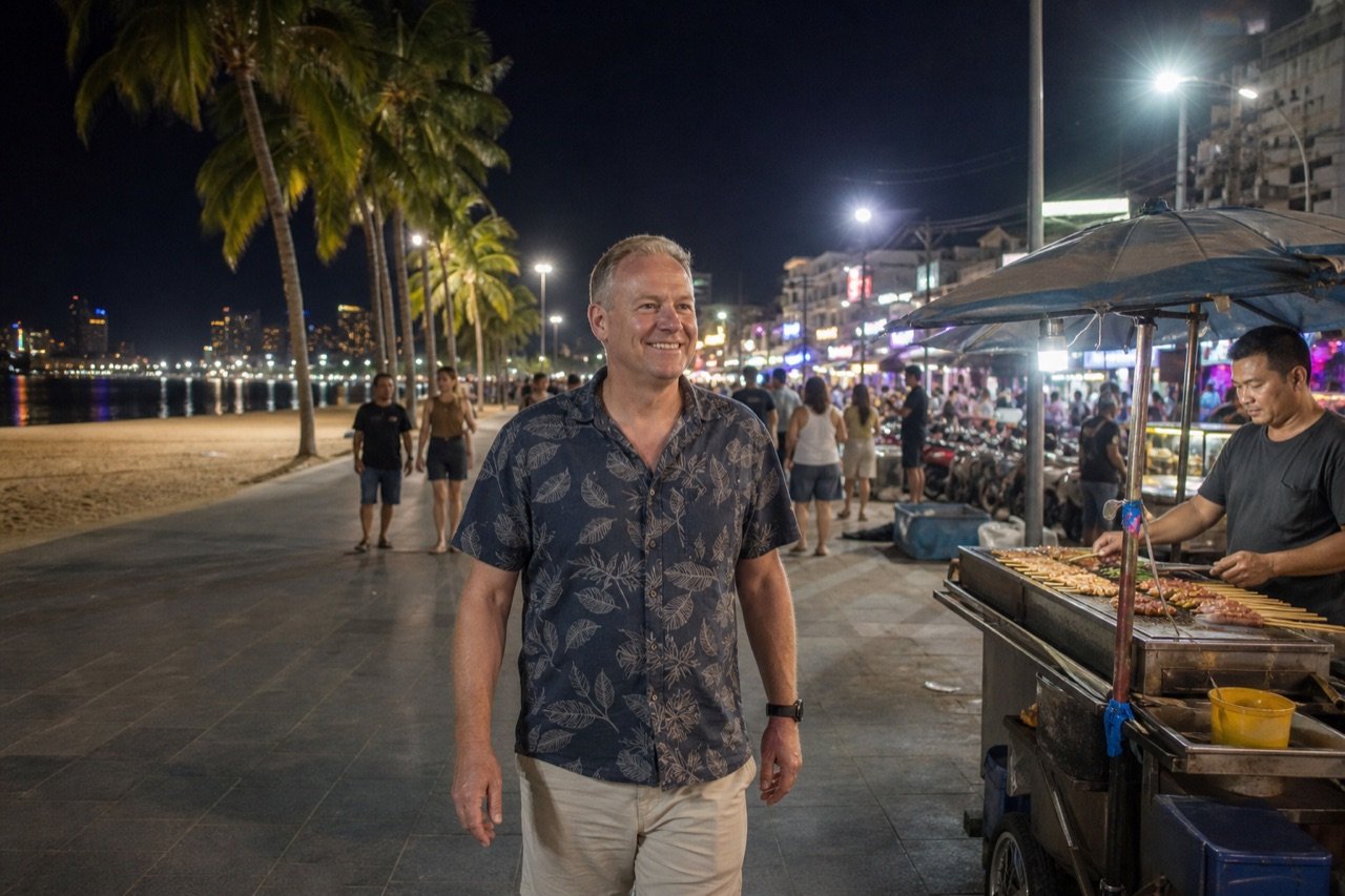 Exploring Pattaya Beach Road