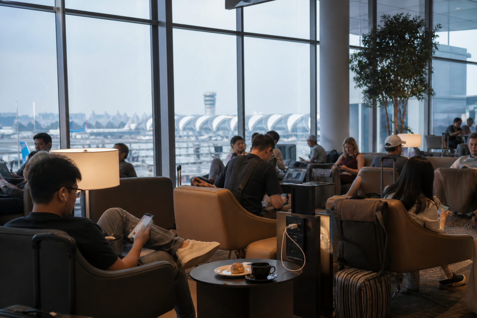 Food Coffee and Waiting Areas