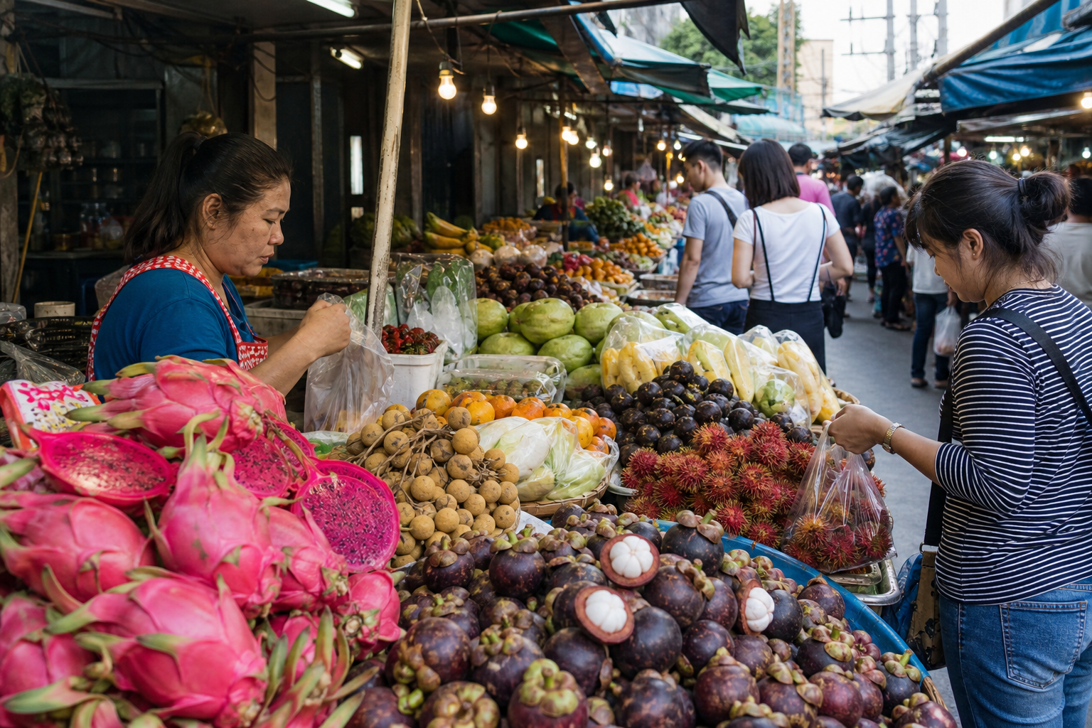 Fresh markets and the weekly Bangkok budget