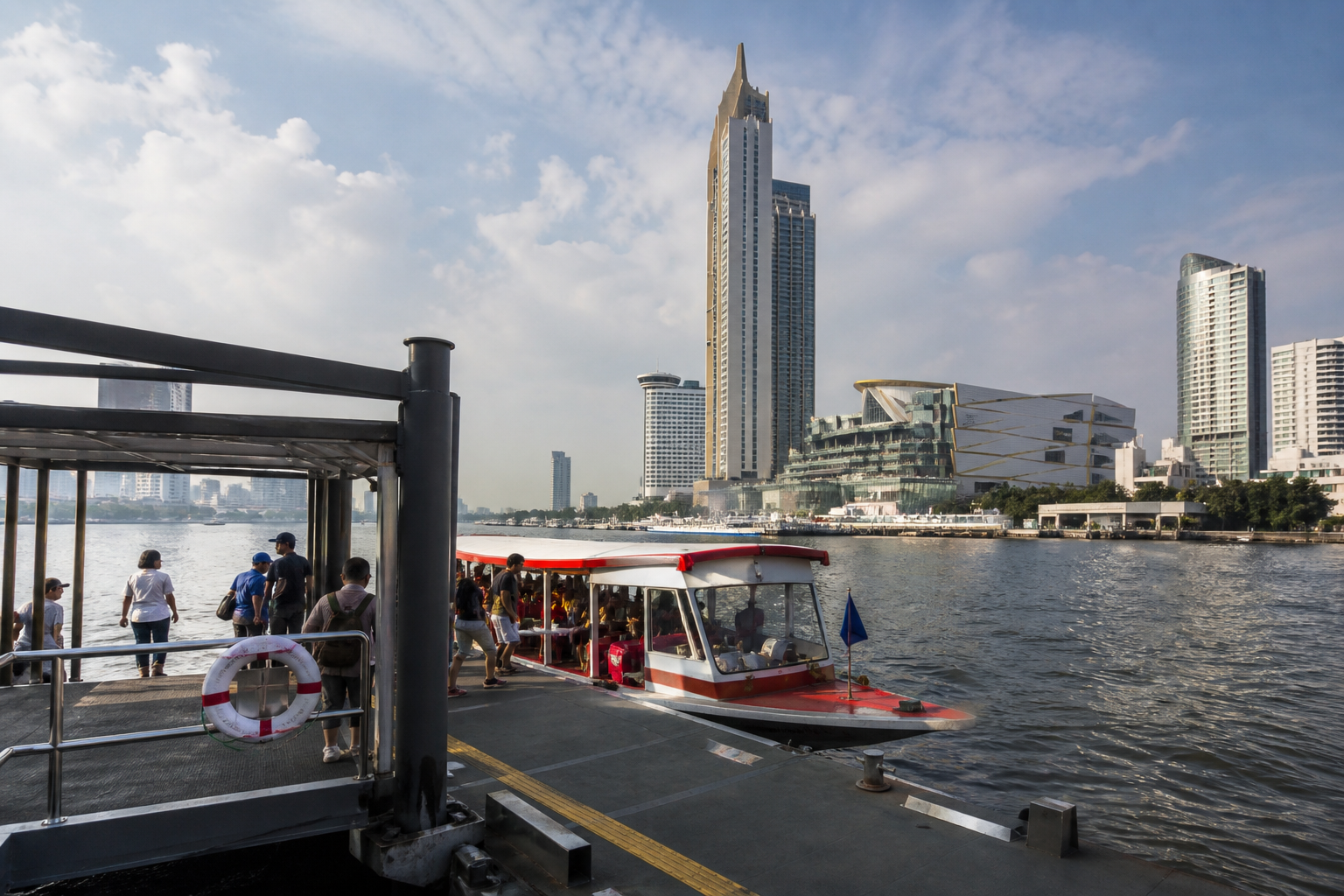 Getting to Bangkok’s Chao Phraya Riverside via Saphan Taksin