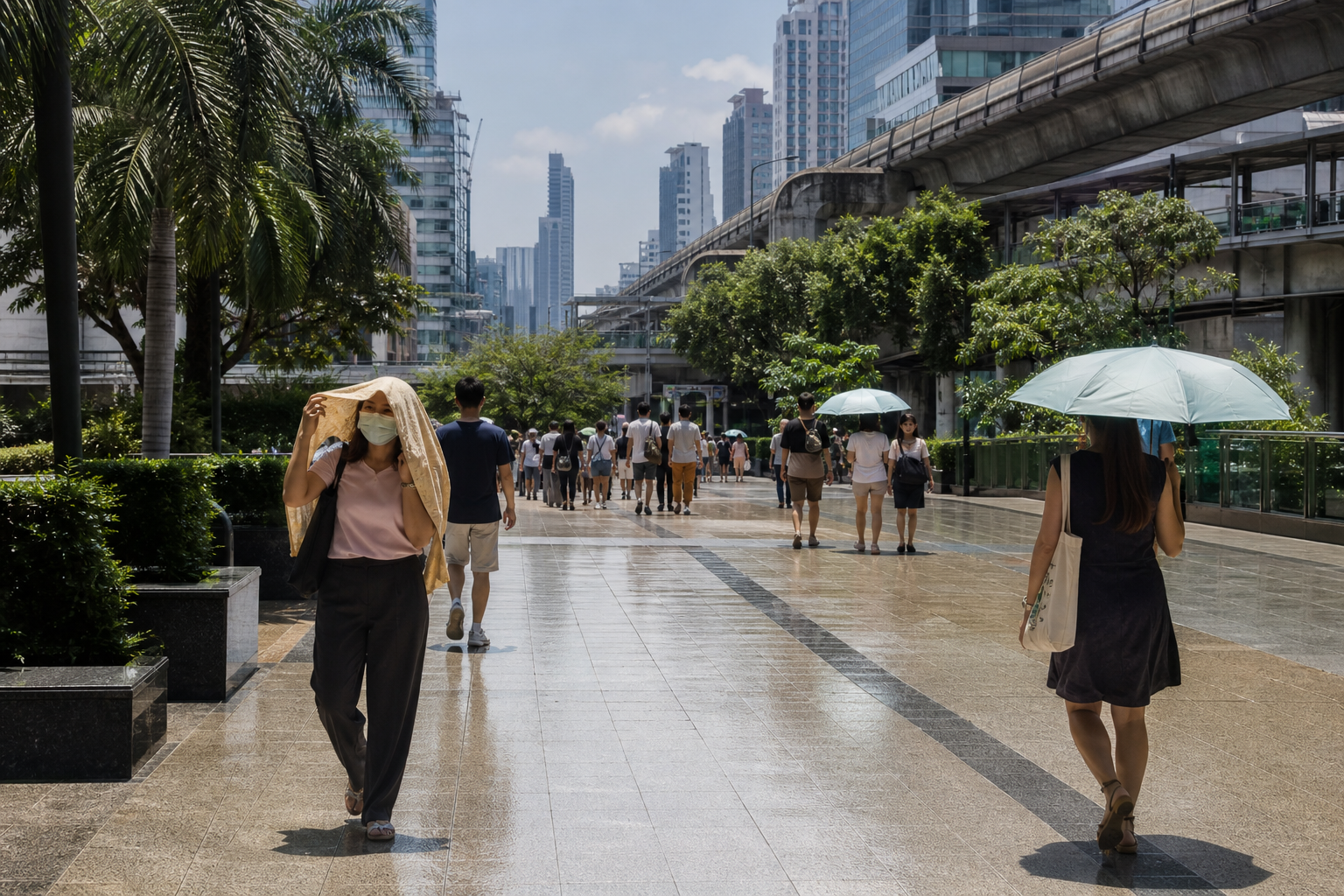 How Bangkok heat affects everyday travel How Bangkok heat affects everyday travel