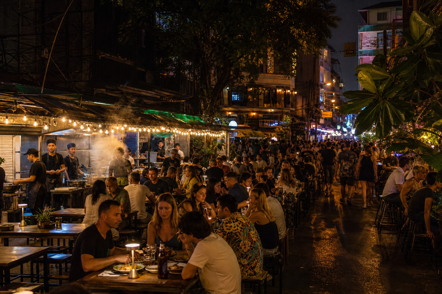 Khao San Street Food and Restaurants