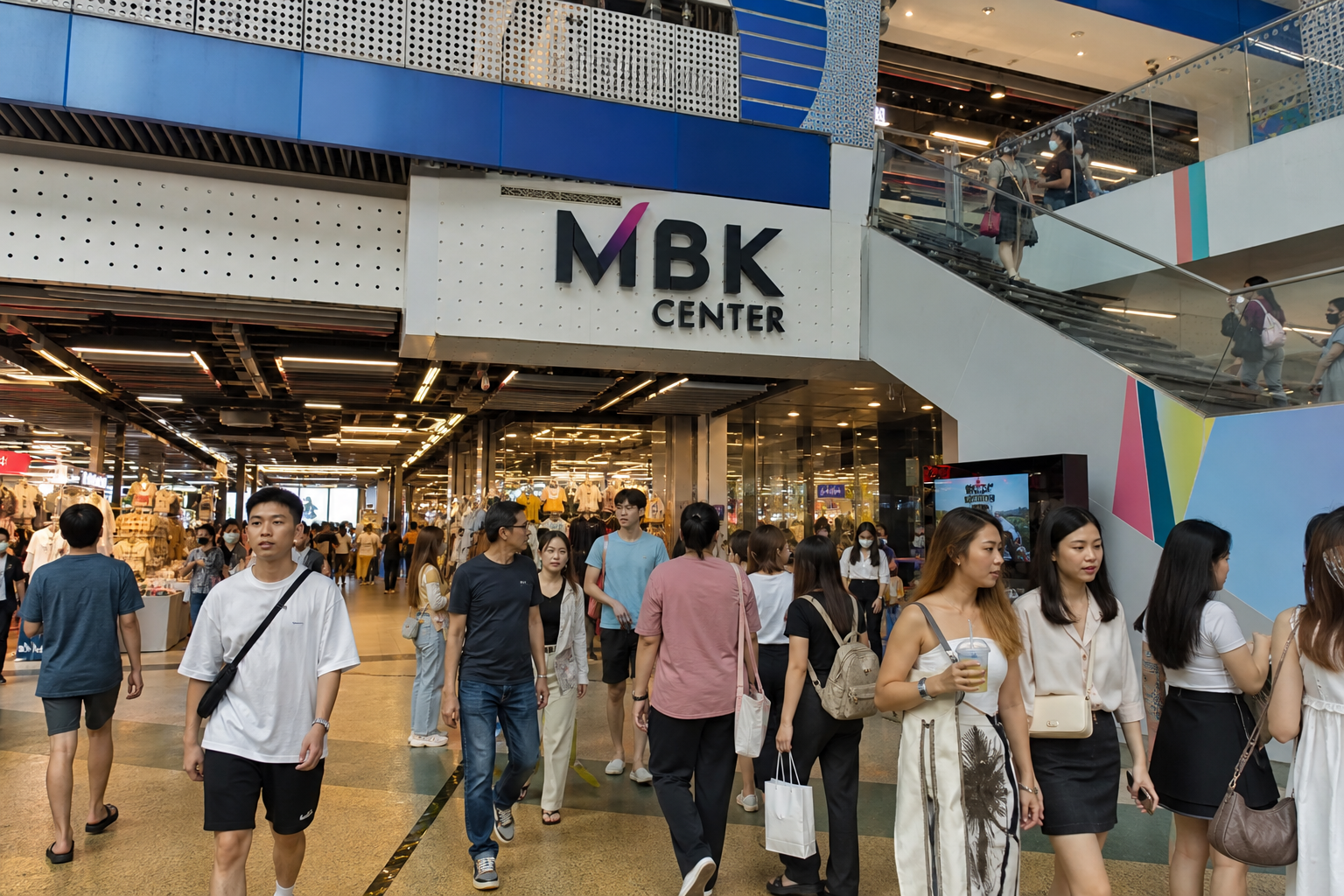 Reach MBK Mall from National Stadium BTS