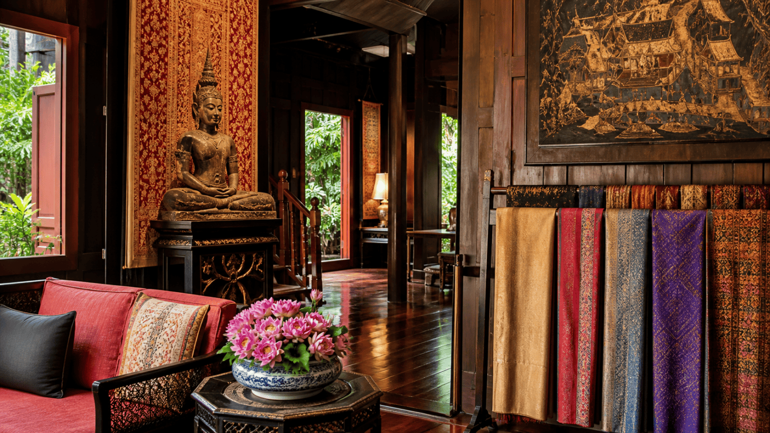 Shopping for Authentic Thai Silk and Gifts