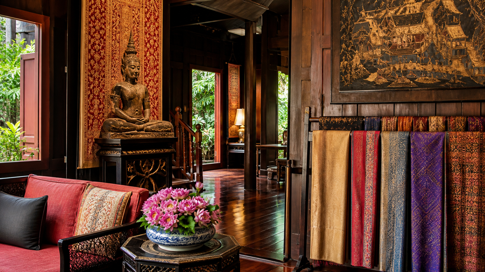 Shopping for Authentic Thai Silk and Gifts