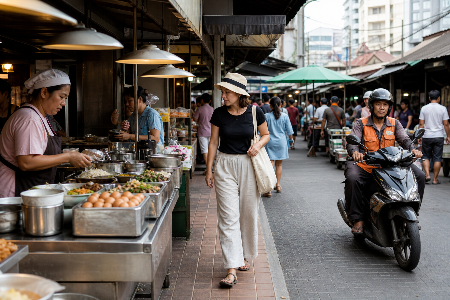 Street Food, Traffic, and Walking Safety