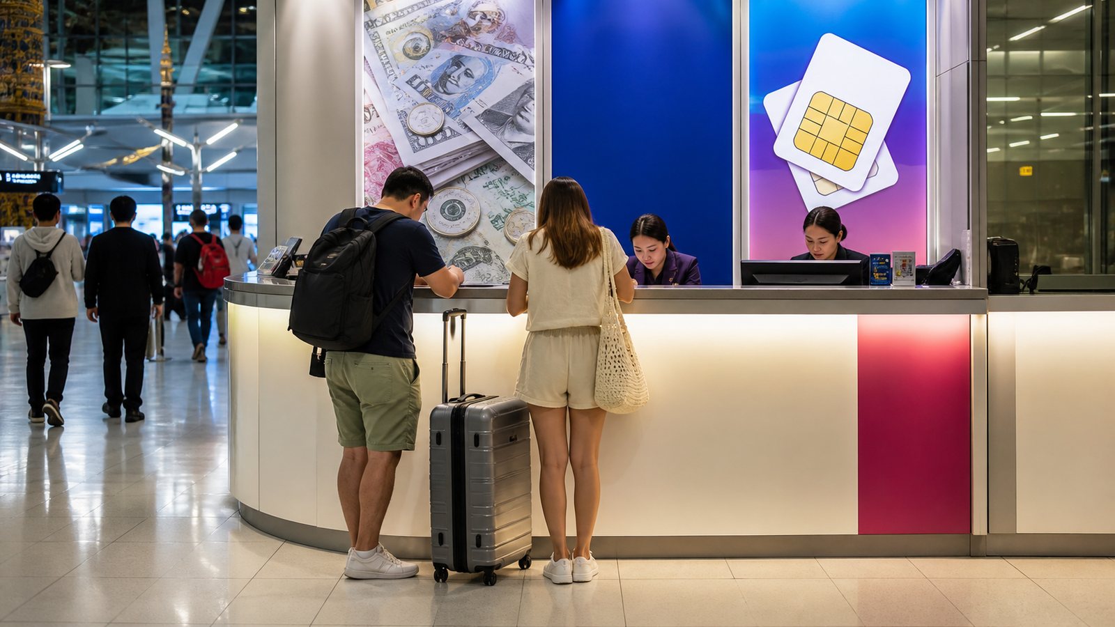 Suvarnabhumi Airport Arrivals and Meeting Point