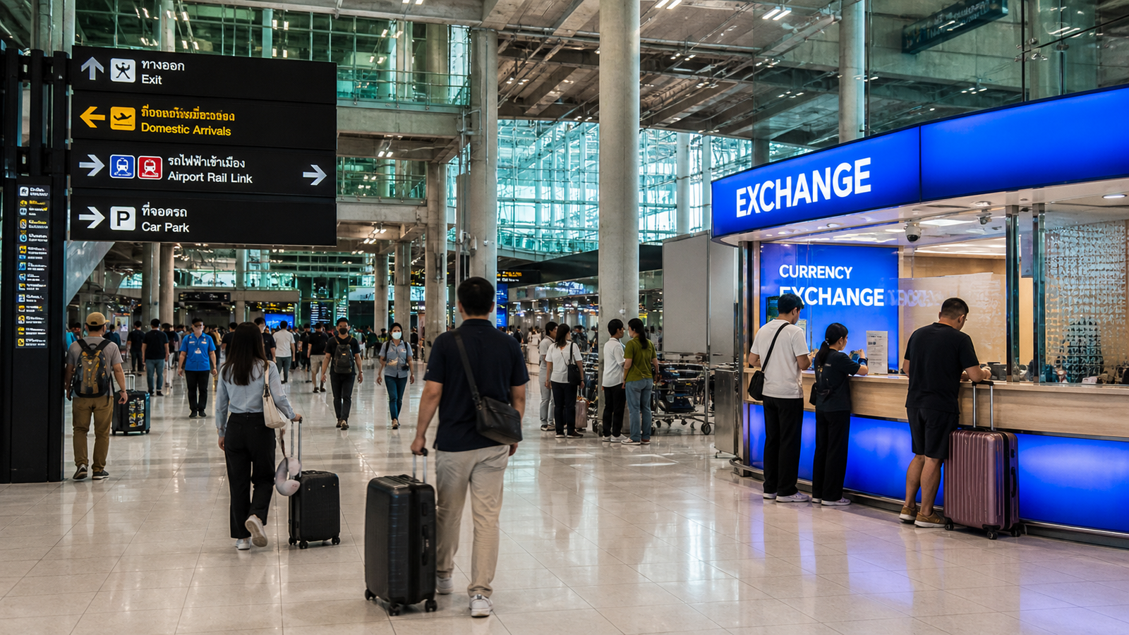 Exchange Money at Suvarnabhumi Airport