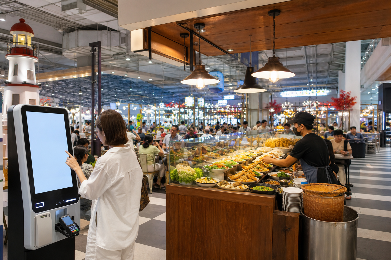 Terminal 21 and Affordable Food Court