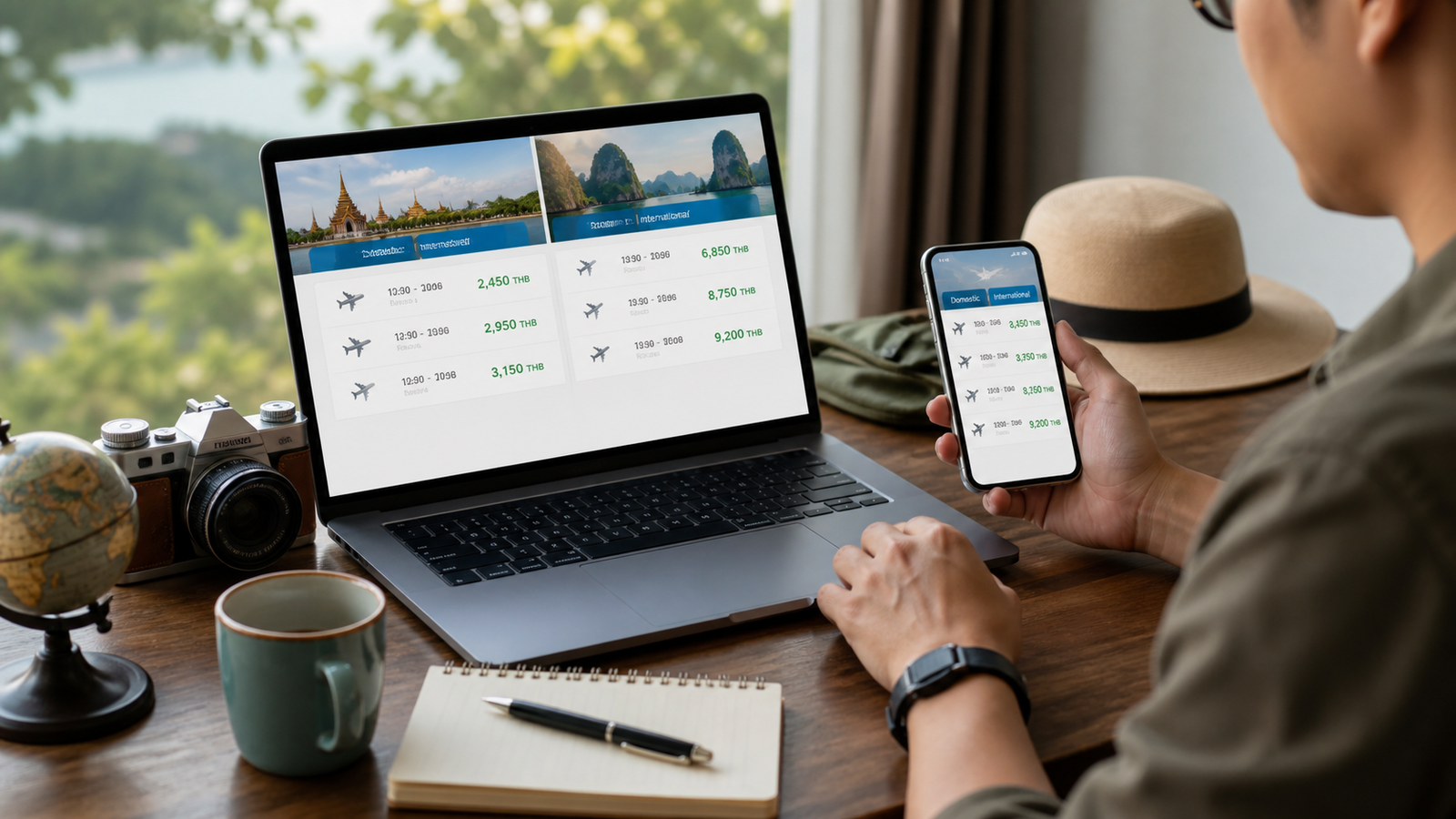 Compare Thailand Flight Deals and Airlines