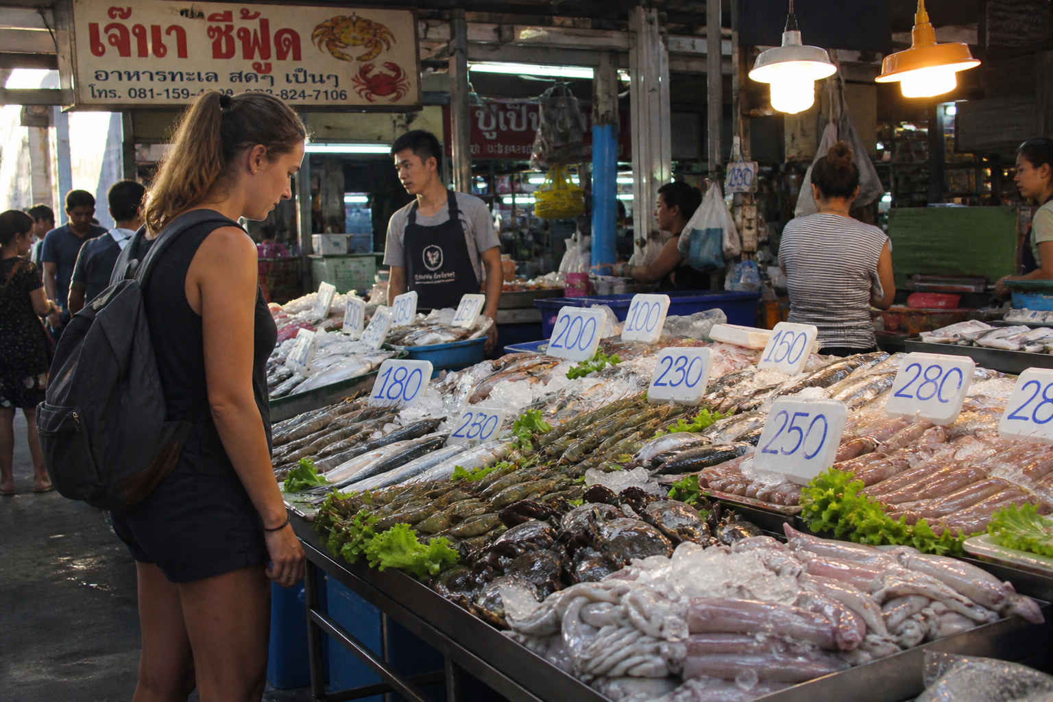 Check Restaurant and Seafood Prices