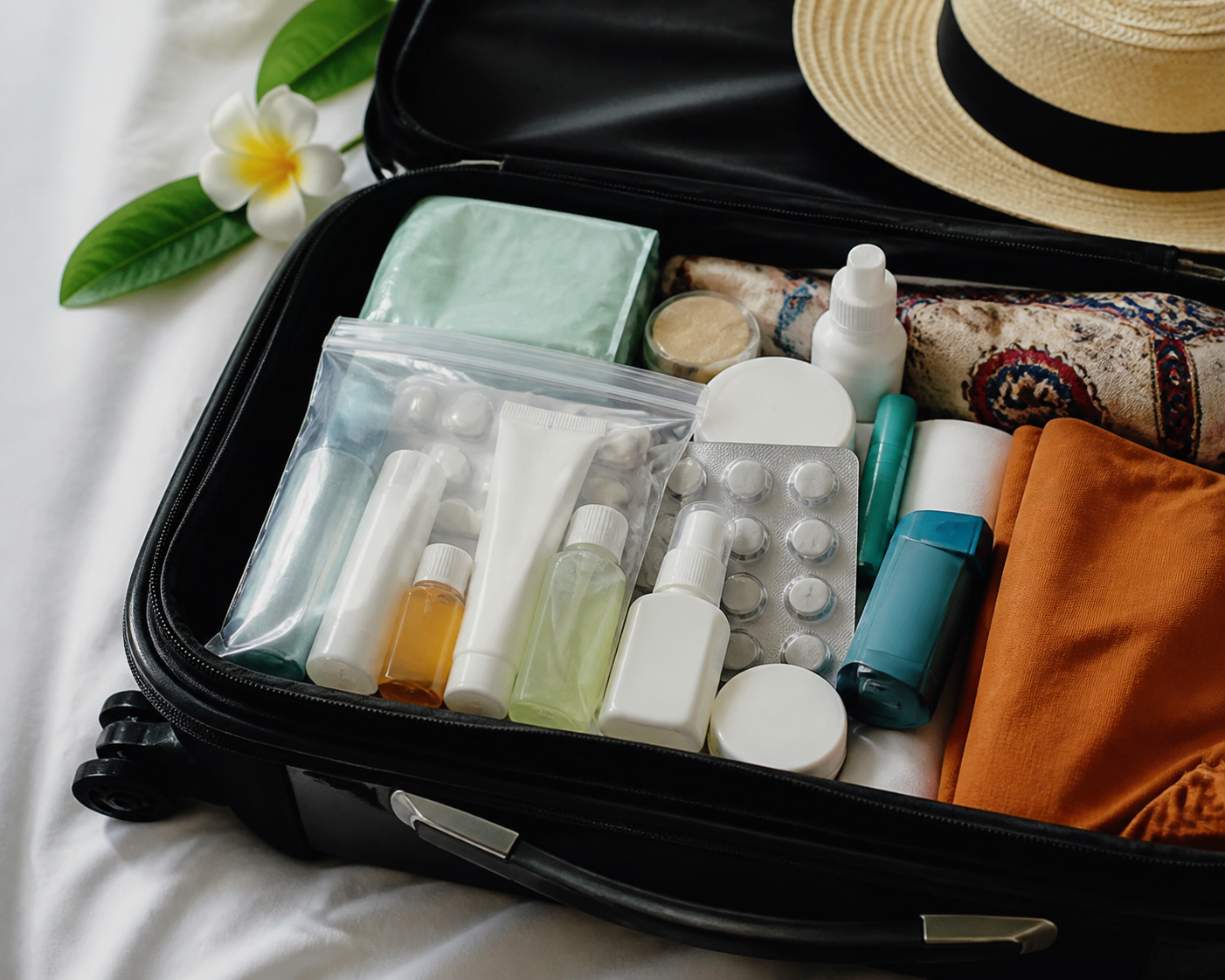 Pack Toiletries and Prescription Medicine