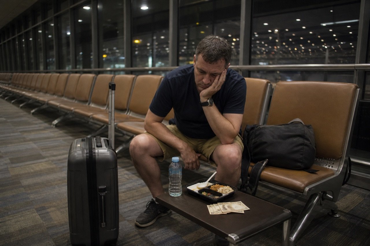 Waiting at Bangkok Airport for the Replacement Flight