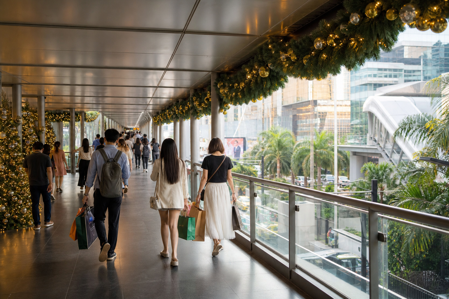 Walking Between MBK, Siam, and CentralWorld
