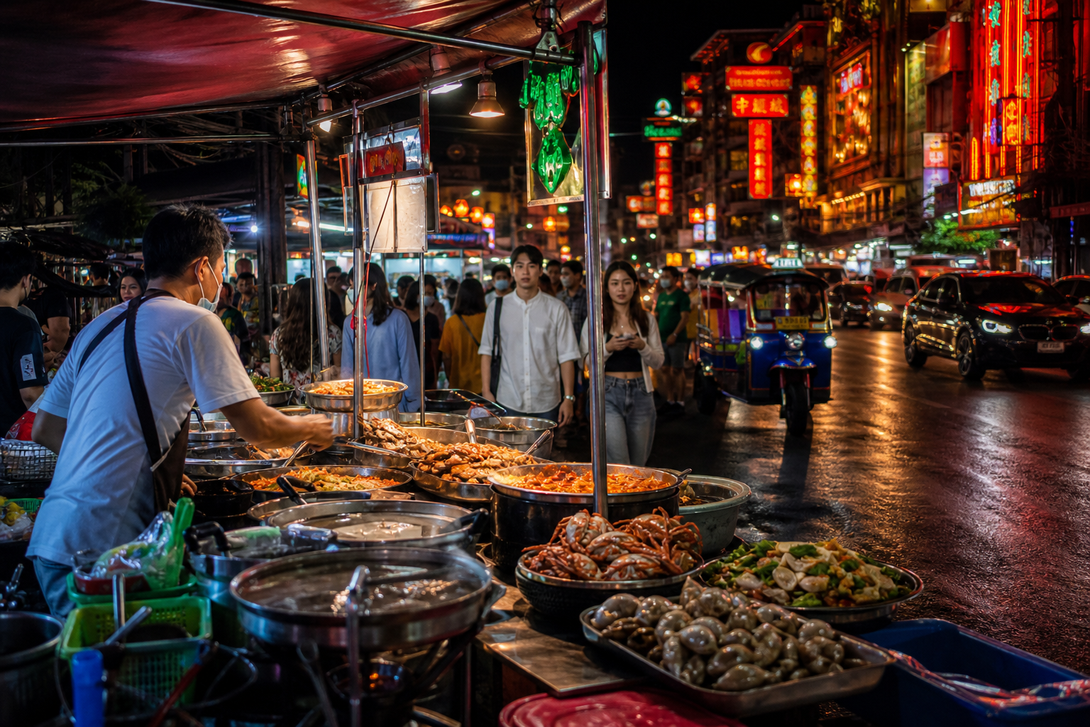 Yaowarat Night Market for Street Food