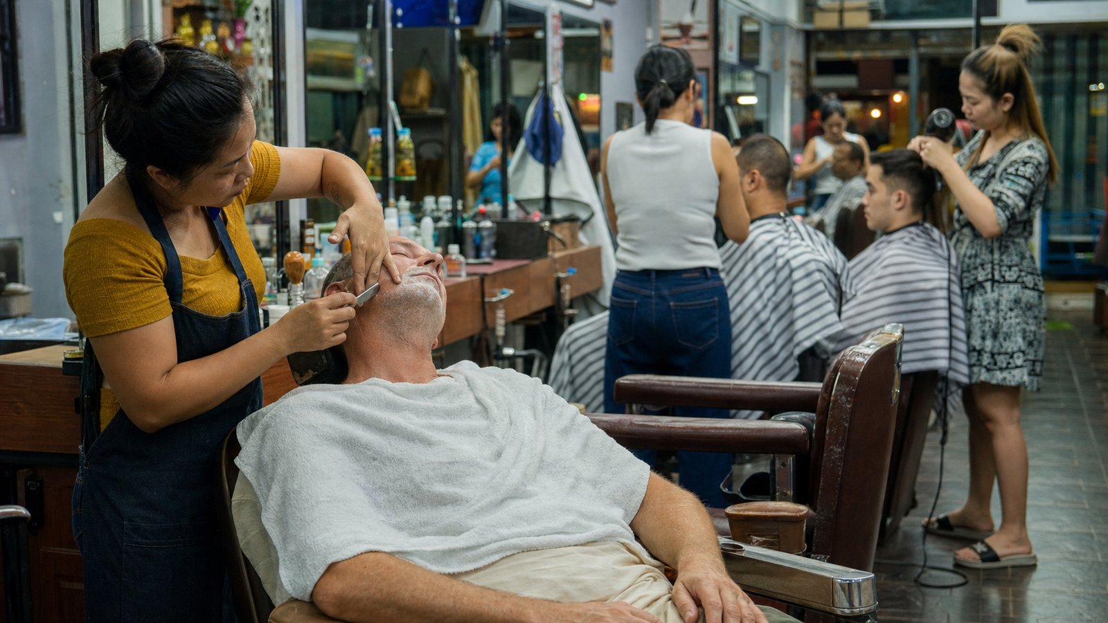 A Barber Shop Encounter on Soi 6