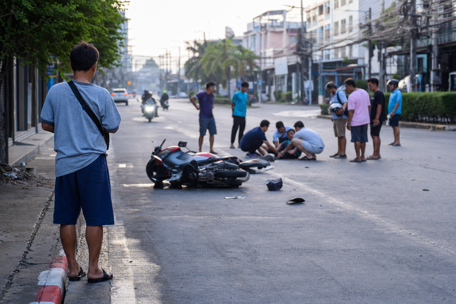 A Hit and Run on Pattaya's Second Road