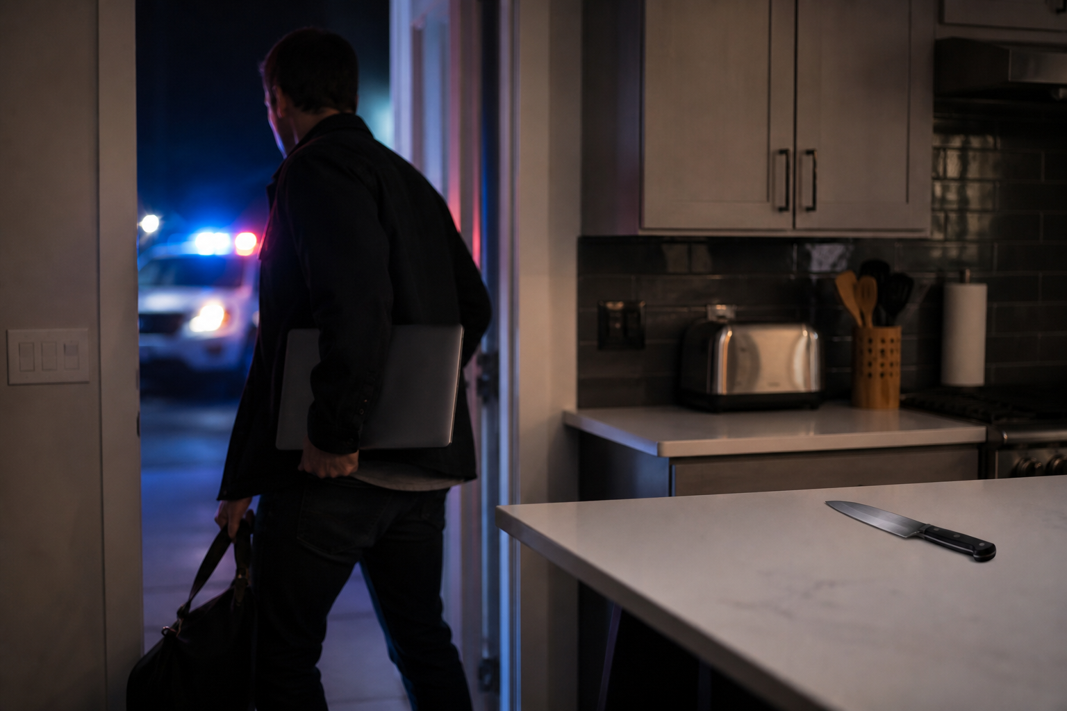 A Knife Attack and a False Police Call