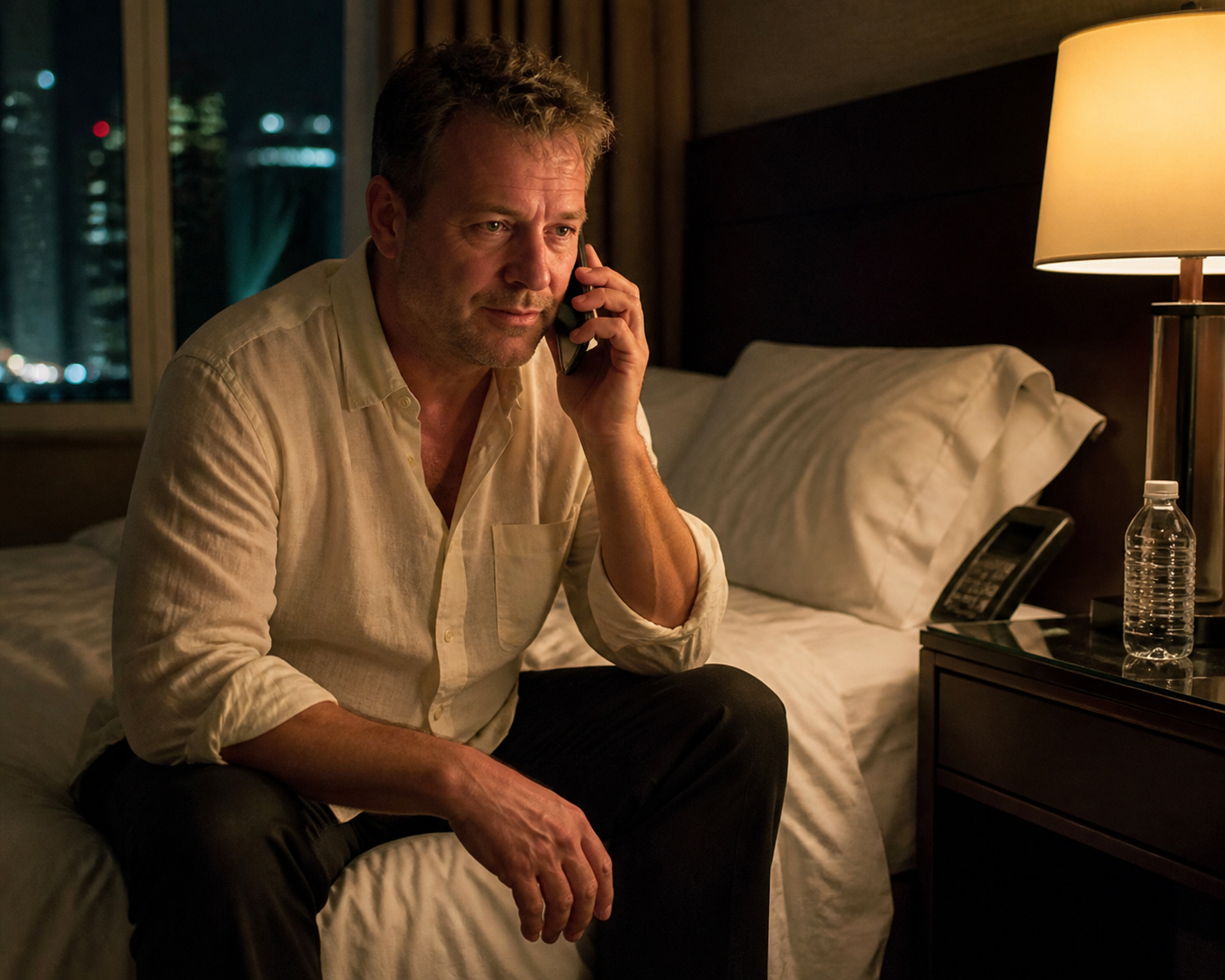 A Late-Night Call from the Thermae Café