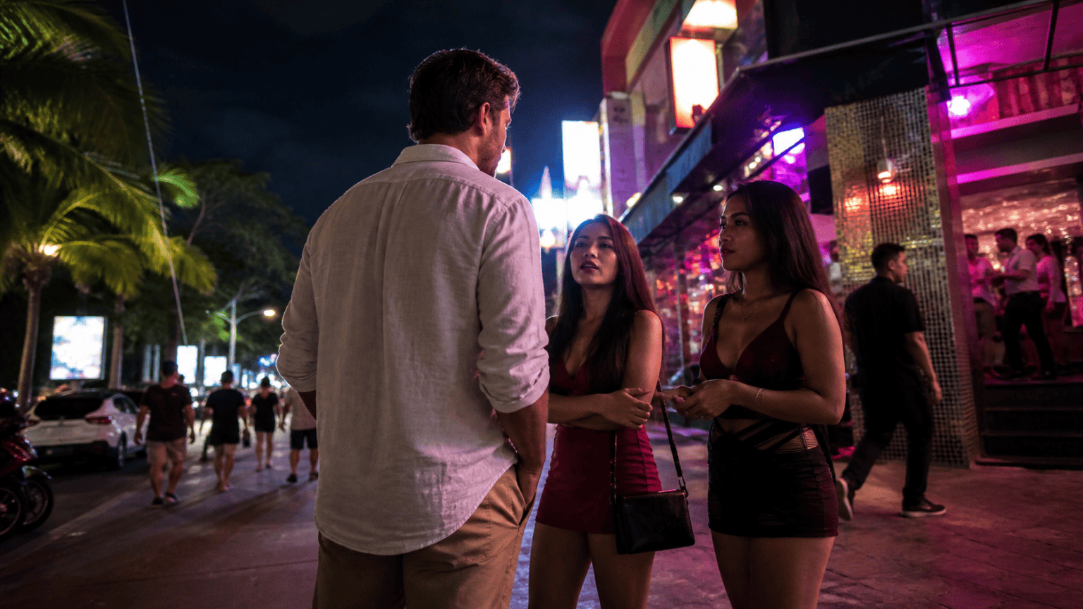 A Late Night Encounter in Patong Beach