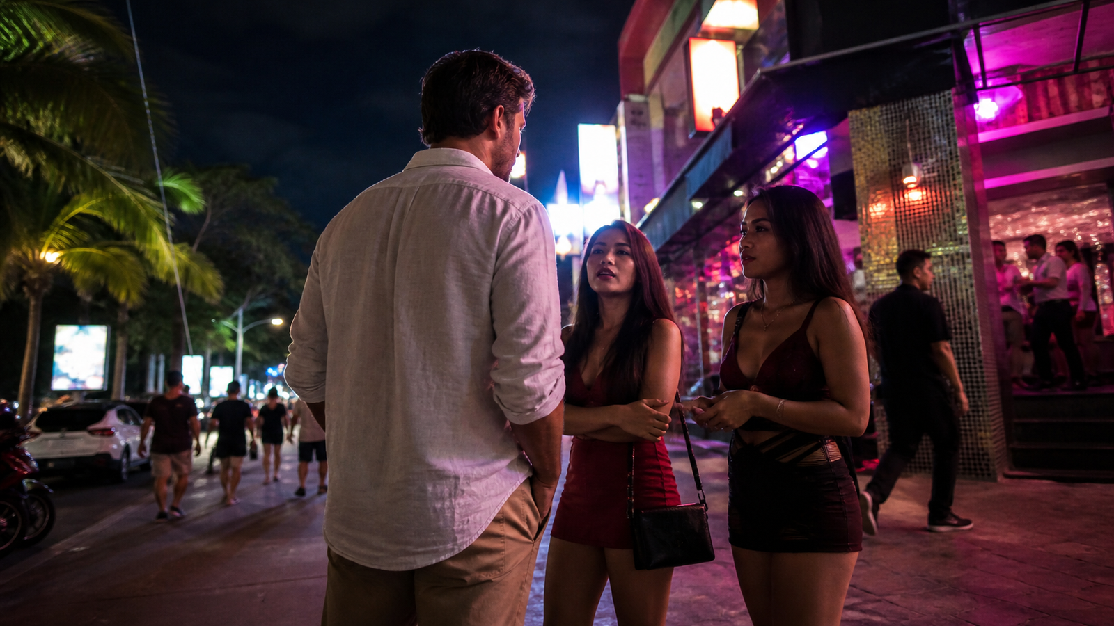 A Late Night Encounter in Patong Beach