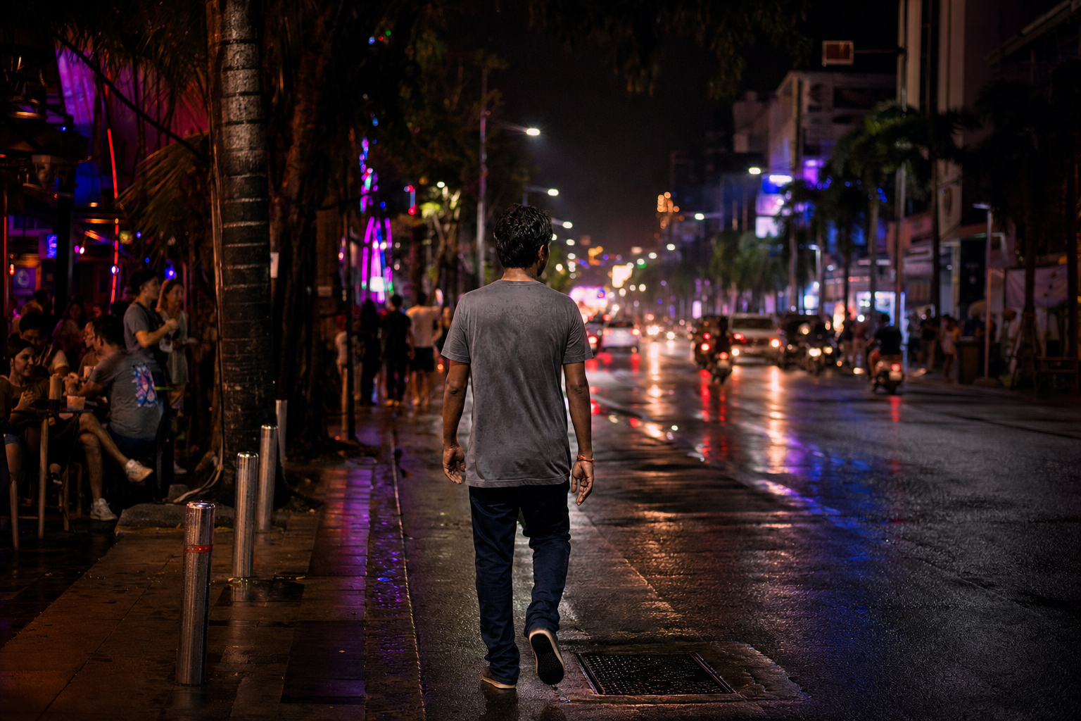 A Lonely Walk Leads Back to Tree Town
