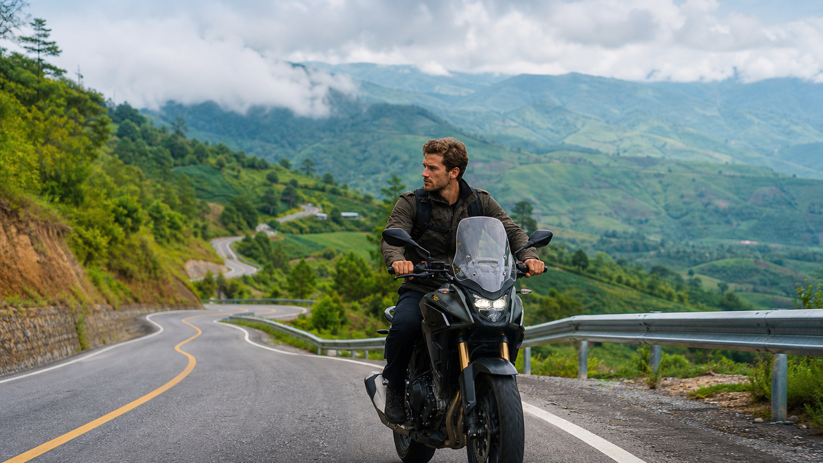 A Motorcycle Trip And Someone New