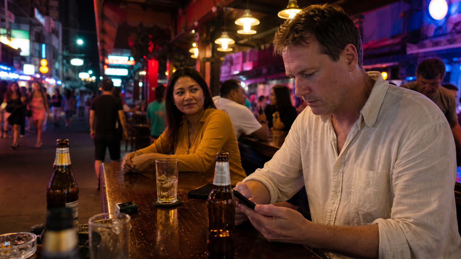 A Pattaya Bar Girl Finds a Traveller's Email Address