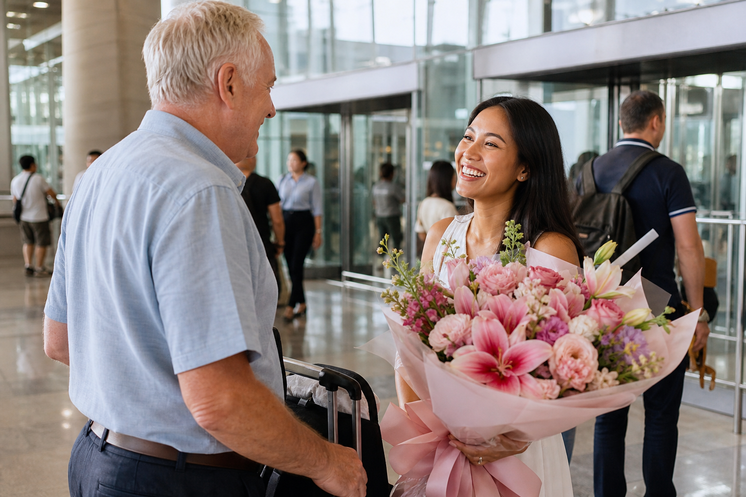 A Reunion at Bangkok Airport