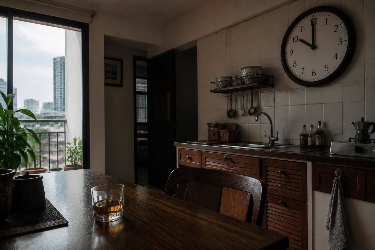 A Story: 10 a.m. Whiskey on the Table