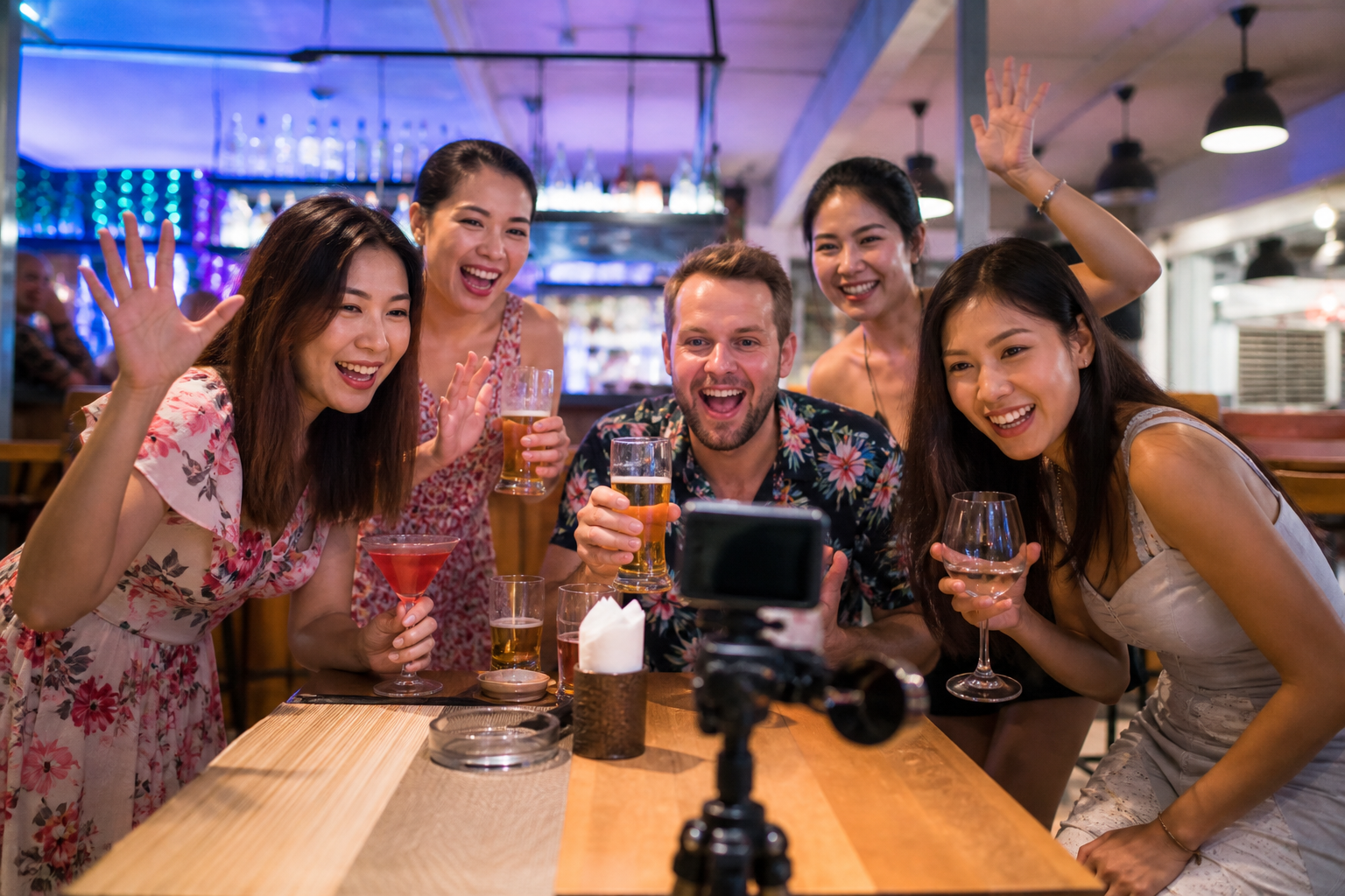 A YouTube Live Stream Makes the Bar Come Alive