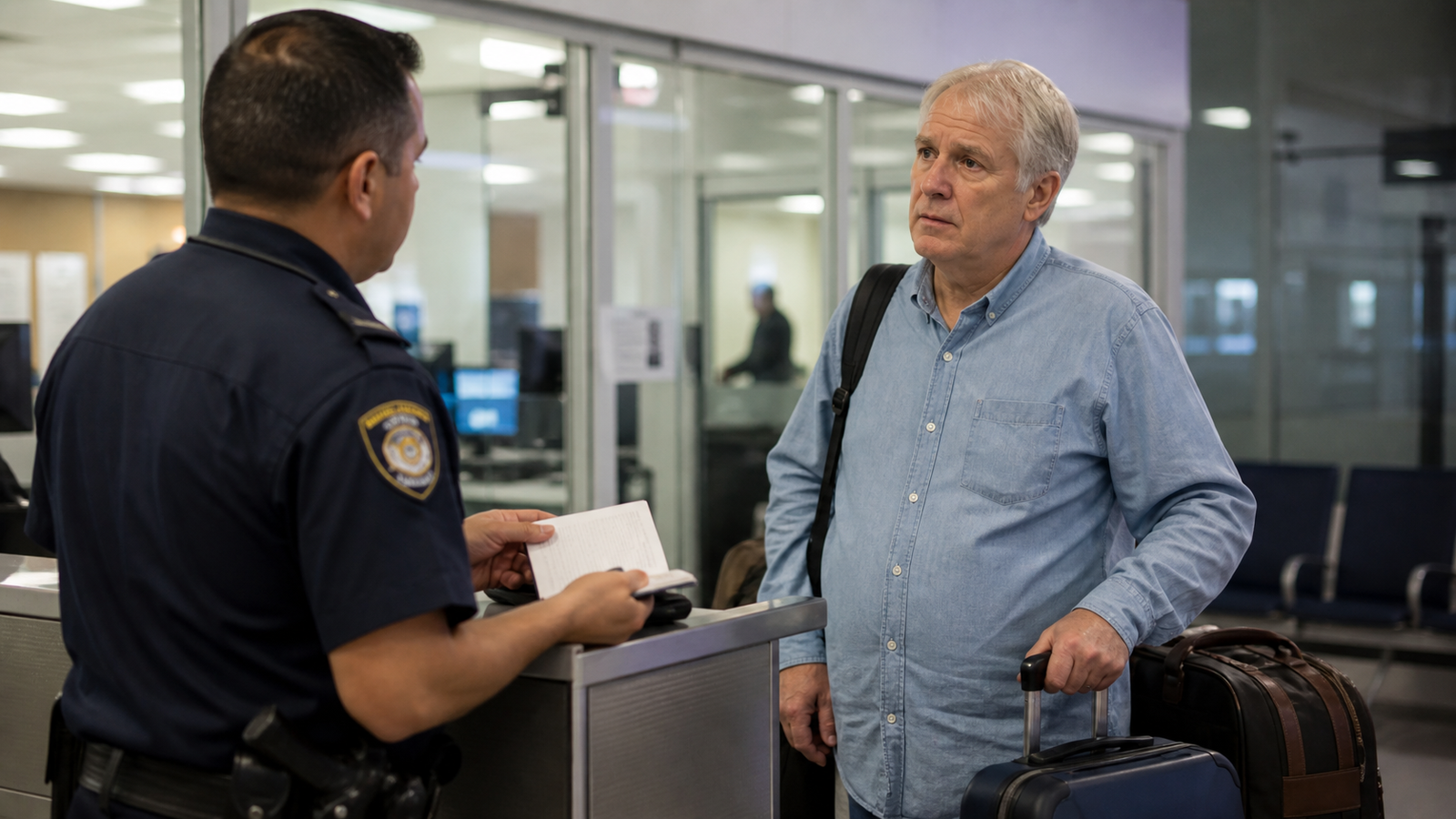 Detained at the Airport Over Visa Problems