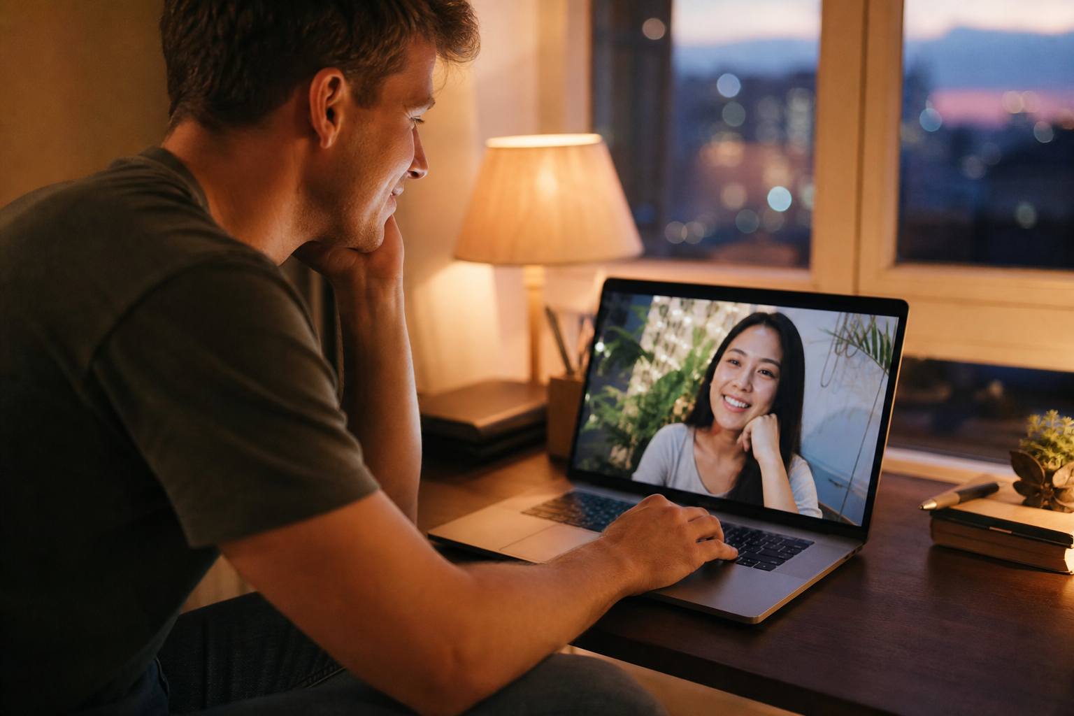 Although it was long distance, we still remained